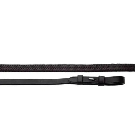 Heritage Children's Rubber Reins Black Reins