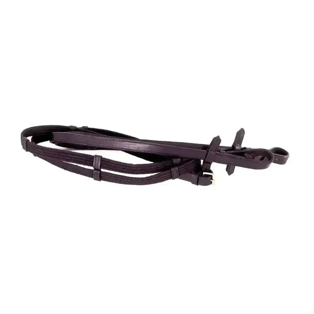 Heritage English Leather Continental Reins Black One Size Reins