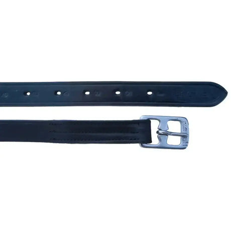 Heritage stirrup leathers 54 inch black leather girth with extra strong stitch and silver stainless steel buckle