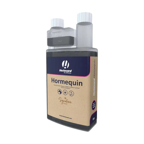 Hertevard hormonequin 1 liter bottle with two white caps msm based complementary feed to support optimal hormonal balance