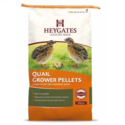 Heygates Quail Grower Pellets Layers Pellets