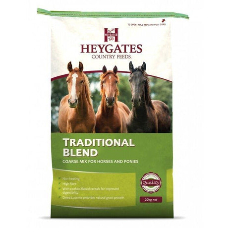 Heygates Traditional Blend Coarse Mix Horse Feeds