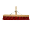 Hillbrush Industrial Medium Platform Broom Pvc 610 mm Red Yard Brooms