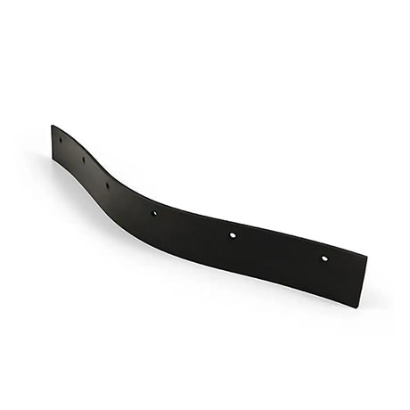 Black curved metal hillbrush replacement blade with holes for winged squeegee replacement 600mm use