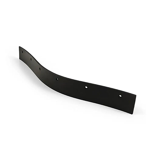 Black curved metal hillbrush replacement blade with holes for winged squeegee replacement 600mm use