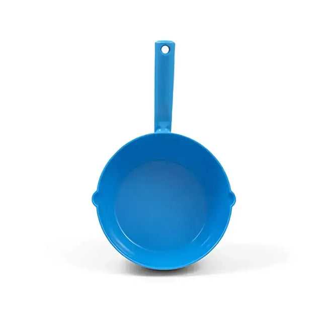 Bright blue hillbrush seamless bowl scoop made of seamless bowl scoop seamless polypropylene with handle and rounded edges
