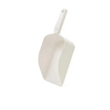 White hillbrush seamless hand scoop 146mm with textured handle and smooth seamless polypropylene scoop