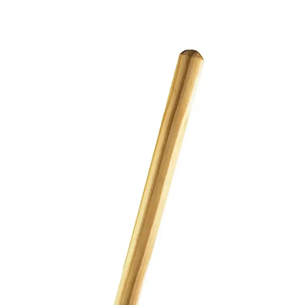 A sleek polished gold metal rod showing the hillbrush wooden handle quality handle with wooden handle grade