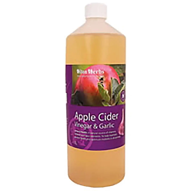 Hilton Herbs Apple Cider Vinegar & Garlic 1 Litre Barnstaple Equestrian Supplies