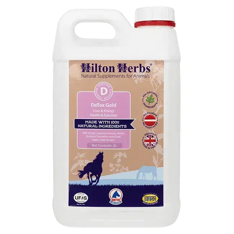 Hilton Herbs DeTox Gold 3 Litre Detox Supplements Barnstaple Equestrian Supplies