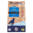 Hilton herbs easy mare supplement bag in beige and navy blue with horse silhouette for calm steady outlook horse hormone supplements