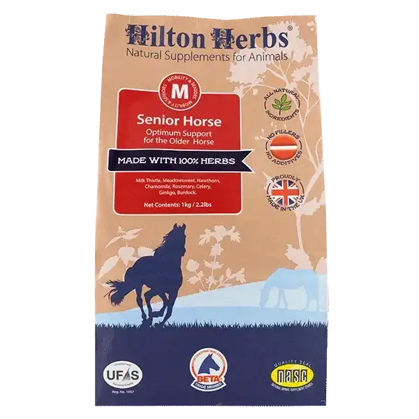 Hilton Herbs Senior Horse 1kg Veteran Horse Supplements Barnstaple Equestrian Supplies