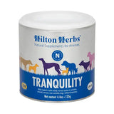 Hilton herbs tranquillity herbs tranquillity tub white and blue tin with colorful animal silhouettes for hyperactive pets