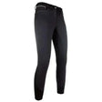HKM Softshell Riding Breeches Silicone Full Seat Black 34&Quot; Breeches