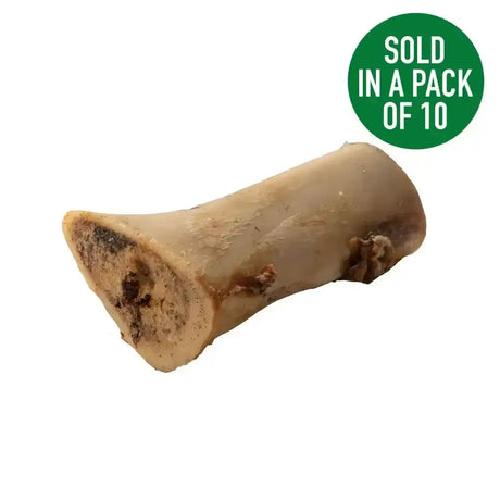 Beige hollings maxi roast bone dog chew toy with natural texture and visible marrow for longer lasting chews