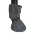 Black fabric protective cover with elastic strap for hoof it poultice boots reusable canvass poultice boot