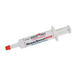 White plastic syringe tube with red cap labeled horse first heavy sweat now electrolyte paste for horse electrolytes