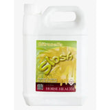 White plastic jug with green and yellow label citromella slosh horse health citronella ideal summer non rinse wash