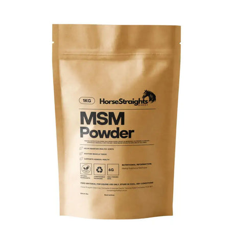 Horse Straights Direct Msm Powder 1kg Horse Mobility Supplements