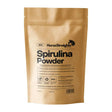 A 1kg brown resealable pouch of horse straights direct spirulina powder with black horse logo and nutrition facts