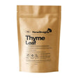 A 1kg brown resealable pouch of horse straights direct thyme leaf chopped horse feed supplement with black text and logo