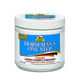 Horsemans One Step Cream Leather Cleaner & Conditioner 425g Absorbine Tack Care Barnstaple Equestrian Supplies