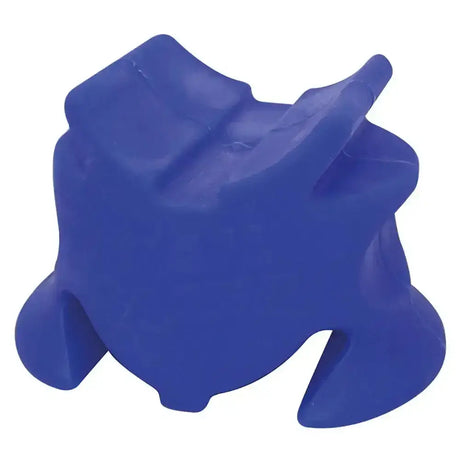 Blue silicone horse-shaped stirrup pad from horsemen’s pride rail razer blue for grip and comfort