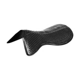 Black rubber horsena dressage regular gel pad with special hexagonal no-impact 3d structure and contoured shape