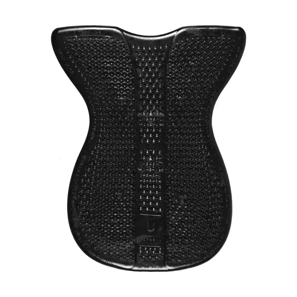 Black rubber horsena dressage regular gel pad with special hexagonal no-impact 3d structure and diamond texture