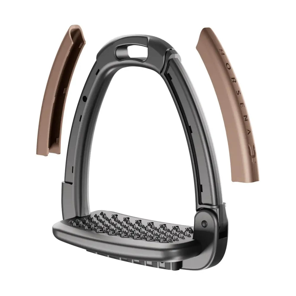 Horsena Swap Stirrup Extra Covers Set of 4 Dark Bronze Stirrup Accessories Barnstaple Equestrian Supplies