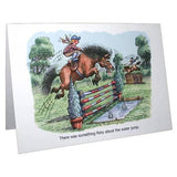 Horses and Ponies Greeting Cards By Armand Foster Something-Fishy-In-The-Water Gifts Barnstaple Equestrian Supplies