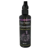 Black plastic spray bottle of horsewise coat sheen and conditioner spray 350ml for a shiny coat sheen