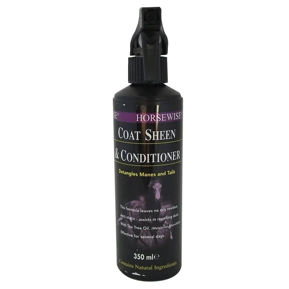 Horsewise Coat Sheen & Conditioner Spray 350ml Coat Shines Barnstaple Equestrian Supplies