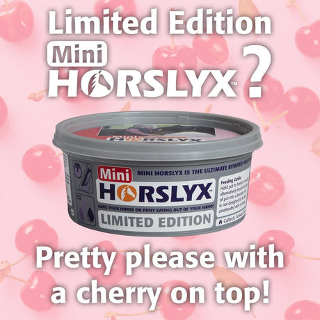 Horslyx Mini Cherry - Limited Edition  Barnstaple Equestrian Supplies