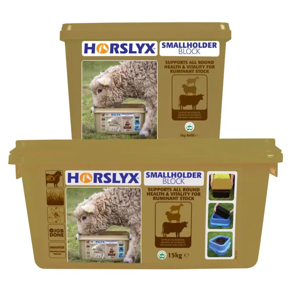 Horslyx Smallholders Mineral Block 5Kg Animal Licks Barnstaple Equestrian Supplies