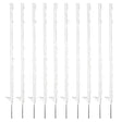 Hotline Electric Fencing Posts 1.36m Pack of 10 Multiwire Posts Electric Fencing Posts