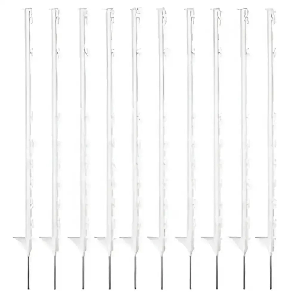 Hotline Electric Fencing Posts 1.36m Pack of 10 Multiwire Posts Electric Fencing Posts