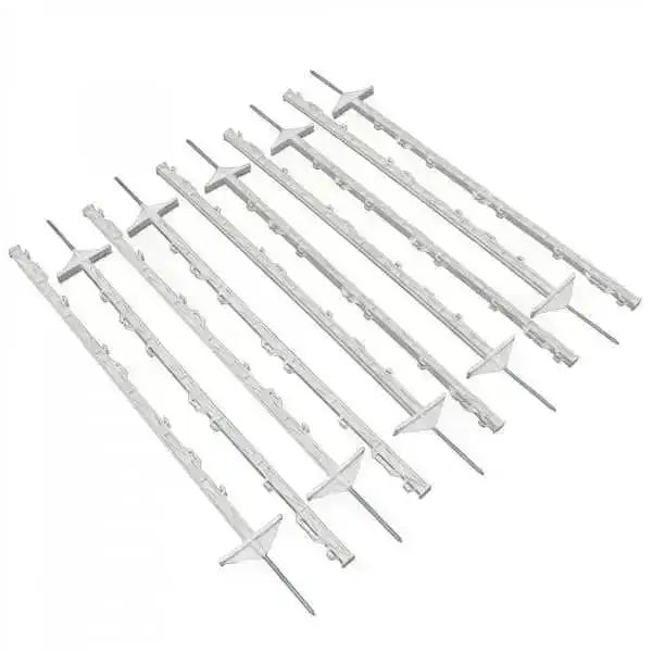 Hotline Electric Fencing Posts 105cm Pack of 10 Multiwire Posts White Electric Fencing Posts Barnstaple Equestrian Supplies