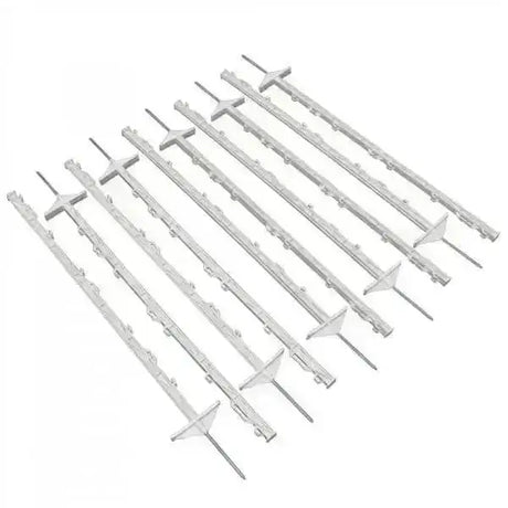 Hotline Electric Fencing Posts 105cm Pack of 10 Multiwire Posts White Electric Fencing Posts Barnstaple Equestrian Supplies