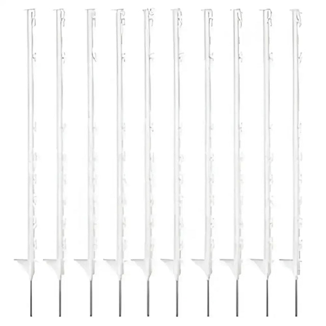 Hotline Electric Fencing Posts 1.36m Pack of 10 Multiwire Posts Electric Fencing Posts