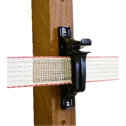 Hotline Paddock Essentials Tape Nail-On InsulaTor Suitable For Tape Up to 40mm Wooden Post Insulators