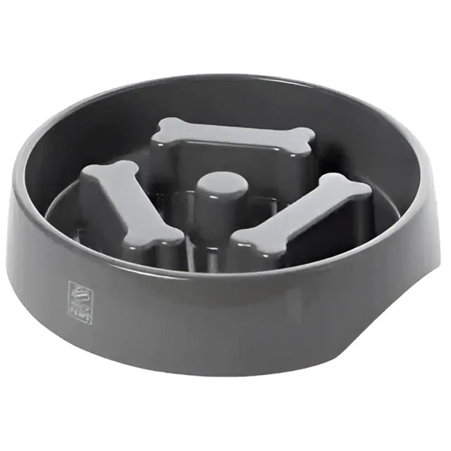 House of Paws Go Slow Bone Bowl Feeder Dog Bowl