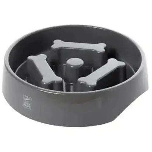 House of Paws Go Slow Bone Bowl Feeder Dog Bowl