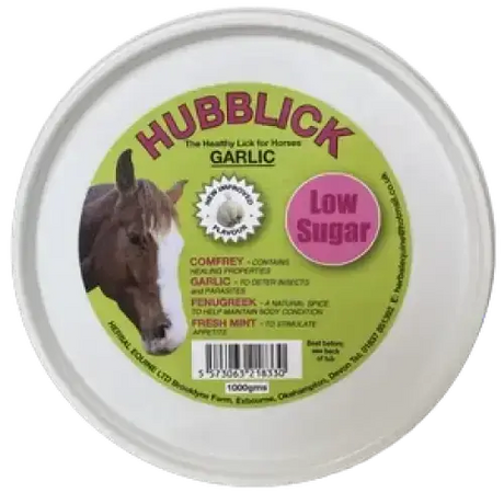 Hubblick Garlic Horse Lick 1kg Horse Licks
