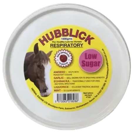 Hubblick Respiratory Horse Lick 1kg Horse Licks
