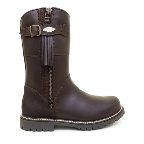 Bareback Footwear Hudson Mid Boots - Chocolate EU 36 - UK 3 Long Boots
