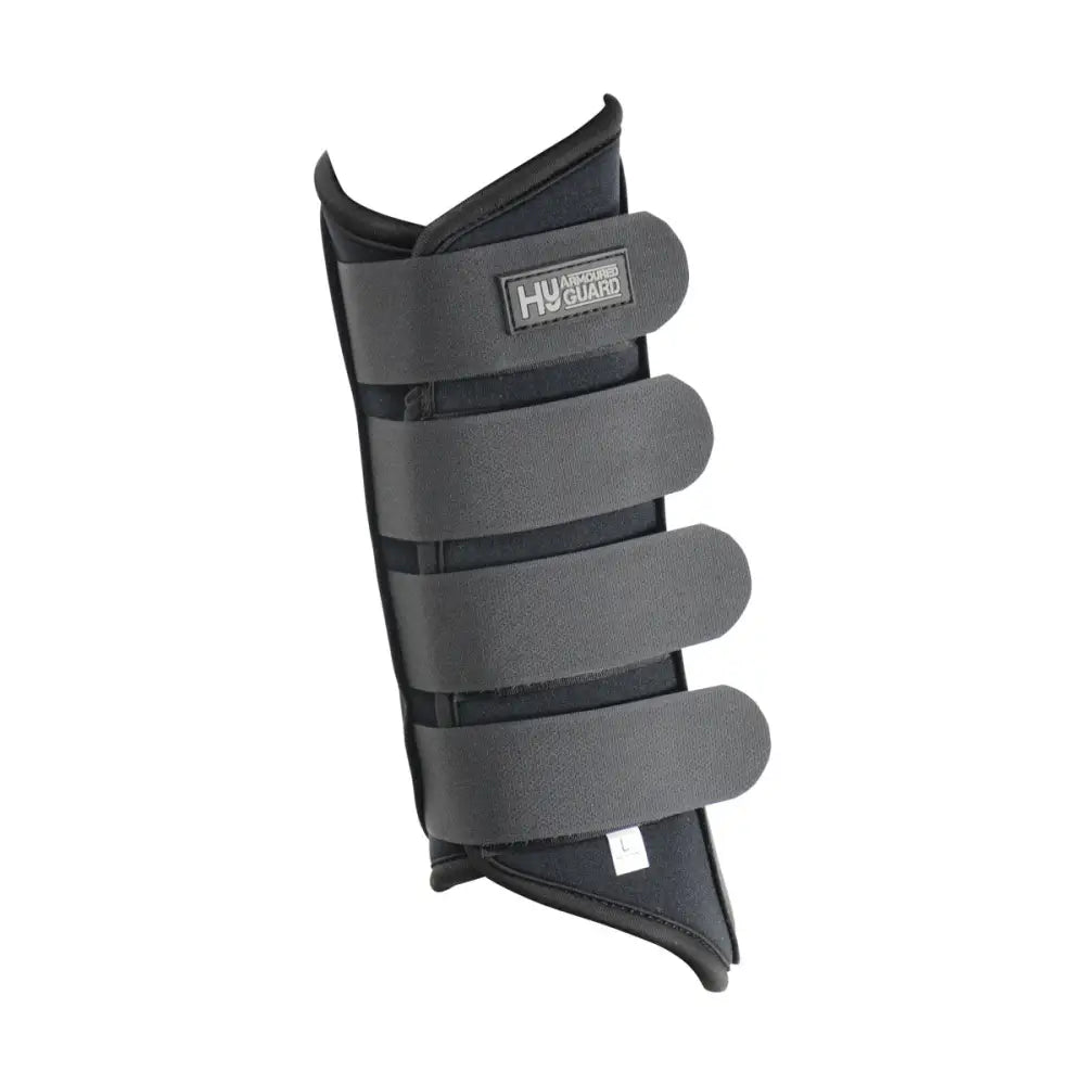 Hy Armoured Guard Neoprene Brushing Boots Black/Black Small Brushing Boots