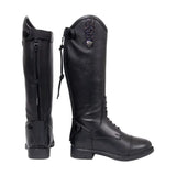 Hy Equestrian Agerola Children's Riding Boot Black/Rainbow Glitter Child 10 Long Riding Boots