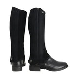 Hy Equestrian Air Mesh Half Chaps Black Extra Small Chaps & Gaiters