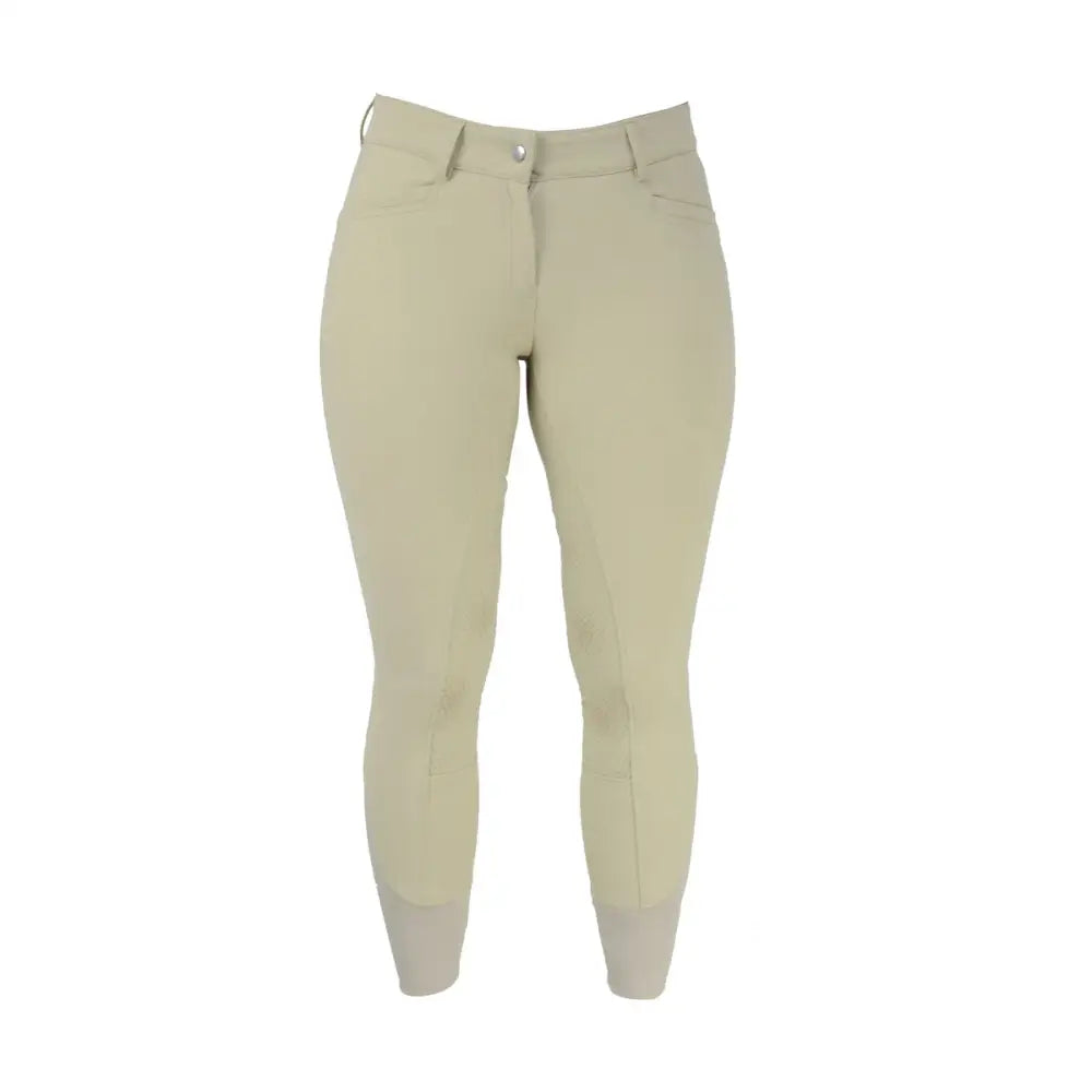 Hy Equestrian Arctic Softshell Ladies Breeches Beige 26" Riding Breeches Barnstaple Equestrian Supplies